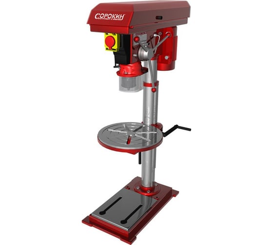 Изображение товара Станок радиальный вертикально-сверлильный настольный Сорокин 12 скоростей, 16мм, 550Вт 20.515
