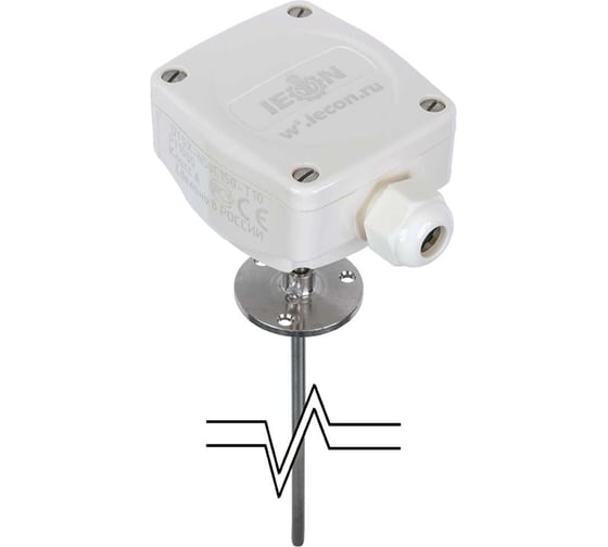 Изображение товара Датчик температуры для воздуховода IECON чувствительный элемент NTC10, длина зонда 100 мм DTSS-N50C150-N10