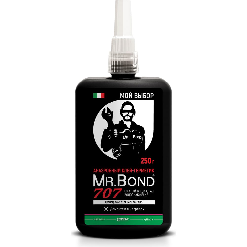 Анаэробный клей-герметик Mr.Bond герметик высокотемпературный alteco красный 85 г
