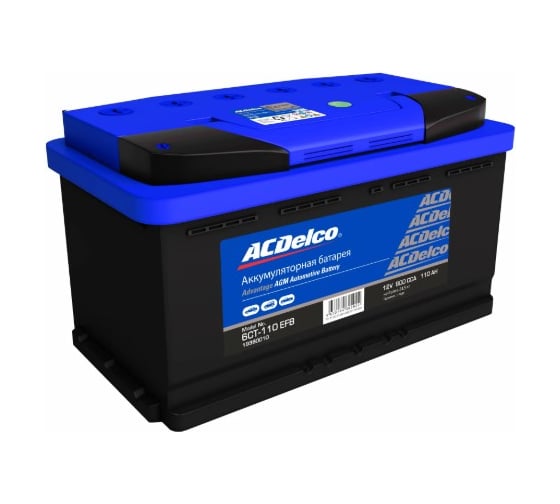 Изображение товара Аккумулятор ACDelco GM Advantage EFB 6СТ-110 LЗ Прямая Полярность 19380010