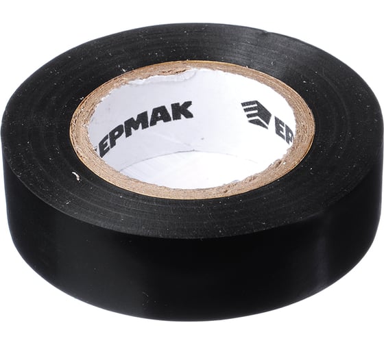 Изображение товара Изолента ЕРМАК 19 мм, 18 м, черная 672-032