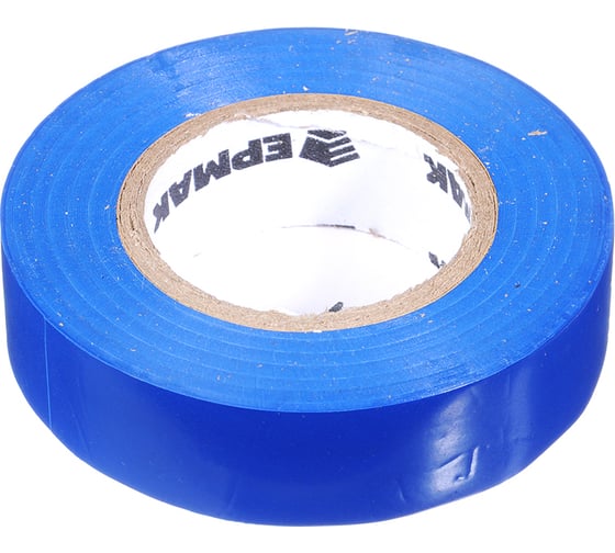 Изображение товара Изолента ЕРМАК премиум класс 18 мм, 20 м, синяя 672-035