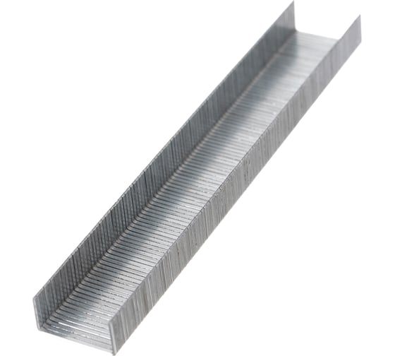 Изображение товара Скоба для мебельного степлера ЕРМАК закаленная, 6 мм, 11,3х0,7 мм, 1000 шт. 648-032