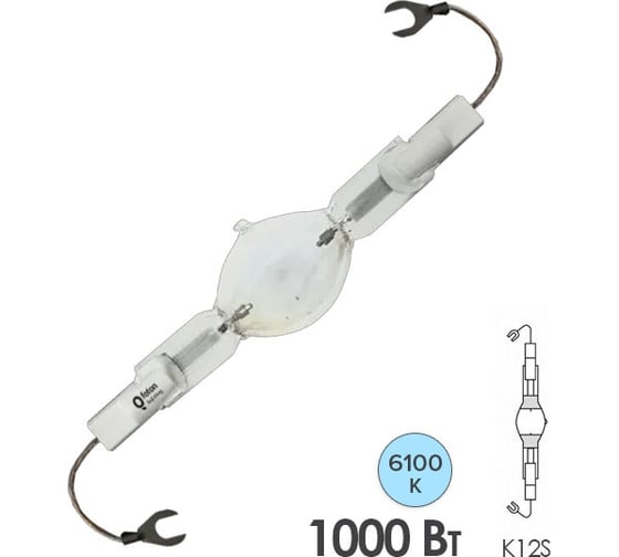 Изображение товара Лампа FL-LED HS-I TS 1000W-D-S K12s-36 6100К 90000Лм 1000Вт 41x187мм МГЛ ДРИ 616968