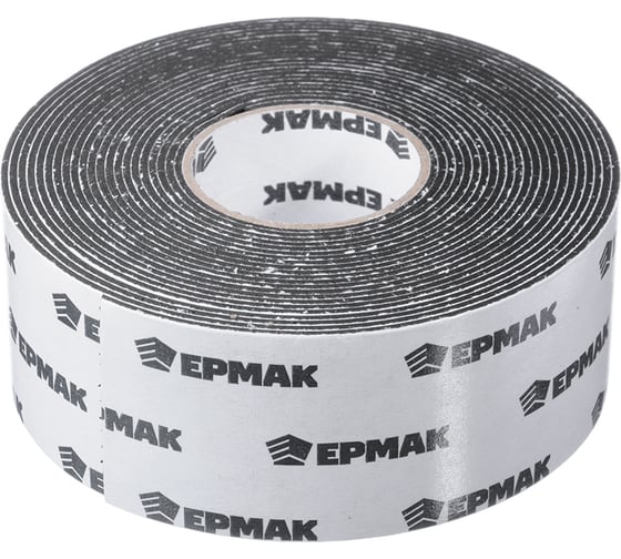 Изображение товара Монтажная 2-х сторонняя клеящая лента ЕРМАК для АВТО, 40 мм x 5 м, черная 472-023