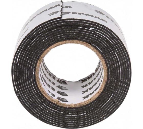 Изображение товара Монтажная 2-х сторонняя клеящая лента ЕРМАК для АВТО, 40 мм x 2 м, черная 472-021