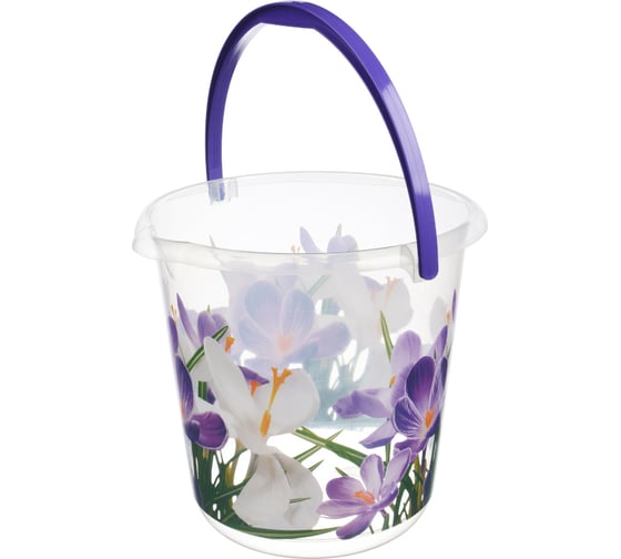 Изображение товара Ведро IDEA ДЕКО 5 л крокусы М 2425