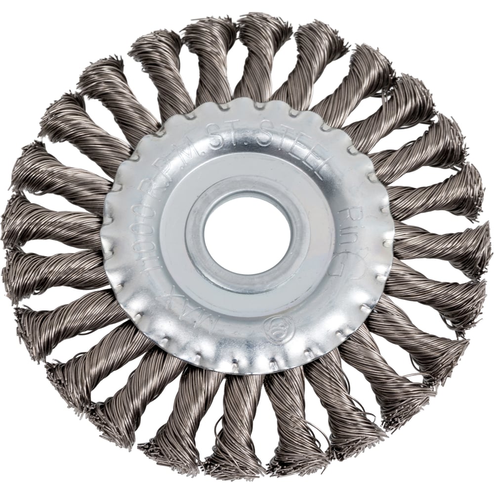 Изображение товара Дисковая щетка Ring для УШМ, 125мм, плетеная проволока, сталь