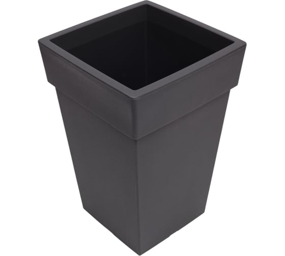 Изображение товара Кашпо IDEA ТУБУС 240х240 мм, 7.5 л Графитовый М 3178