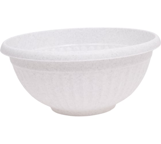 Изображение товара Кашпо-миска IDEA ЛИВИЯ 300 мм, 5 л Мраморный М 3193