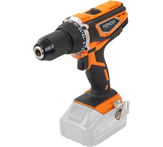 Изображение товара Аккумуляторная дрель-шуруповерт 18В KENDO 96006