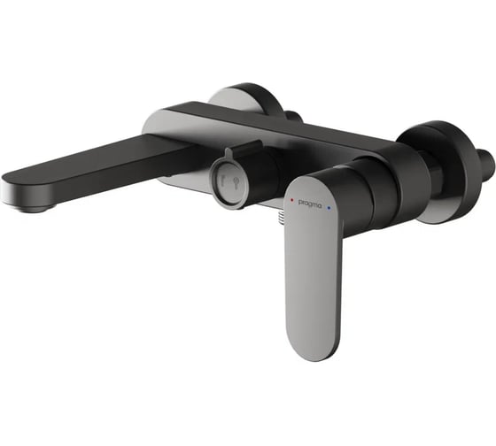 Изображение товара Смеситель для ванны Pragma Olako, матовый черный, OLK3.BFBS.020 902760.OLK3.BFBS.020-2