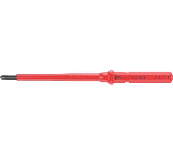 Изображение товара Насадка WERA 62 i PH/S Kraftform Kompakt VDE Take It Easy PlusMinus, 1х157 мм, 9 мм шестигранник WE-006514