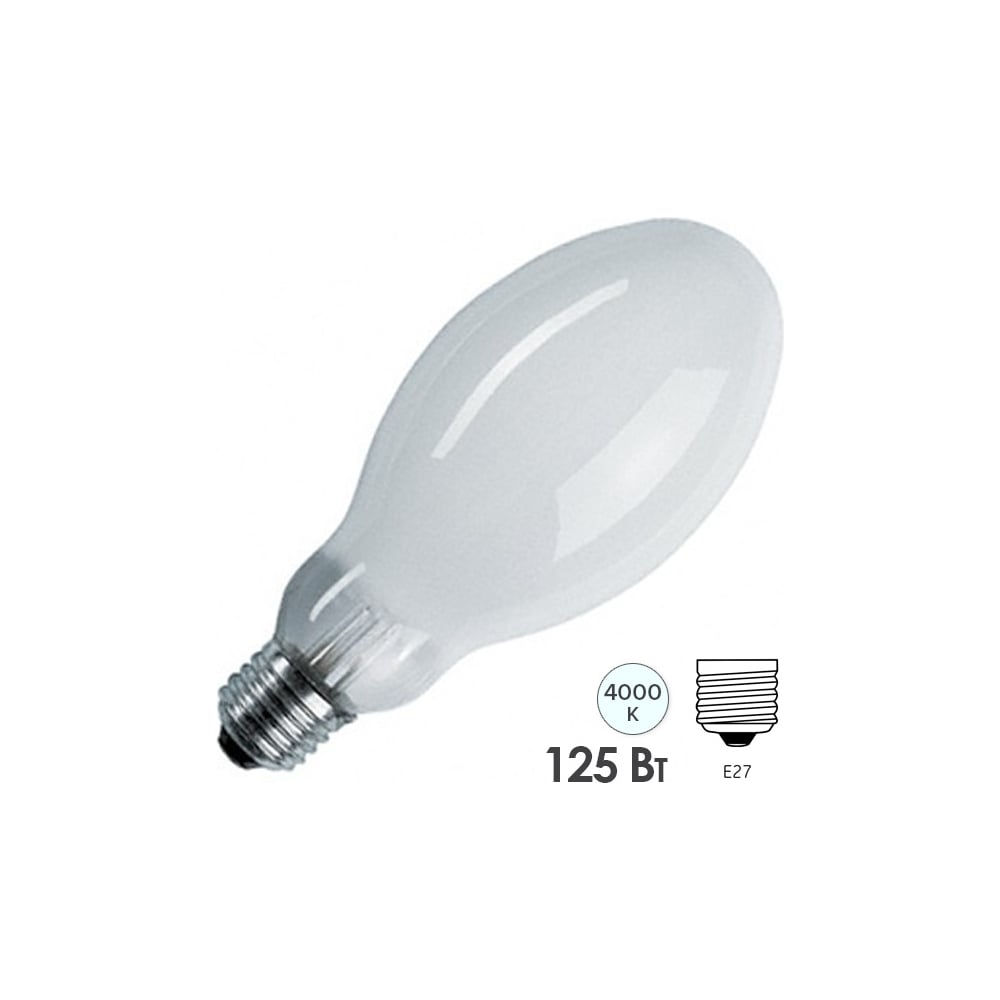 Изображение товара Лампа FL-LED HQL 125W E27 4000K 6300Lm 20000H ДРЛ 612755