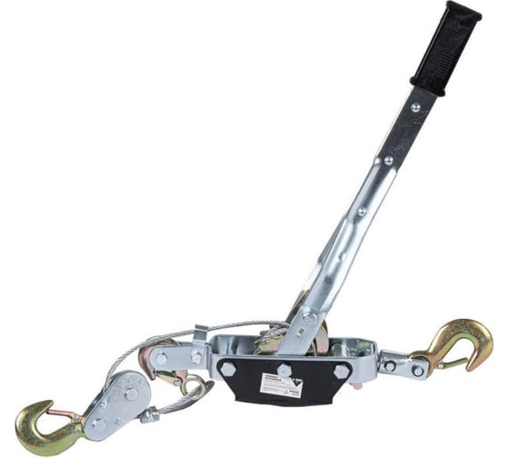 Изображение товара Лебедка рычажная ARNEZI 4т L=3м двойной хроповый механизм, 3 крюка, трос d=5.5мм R7001003