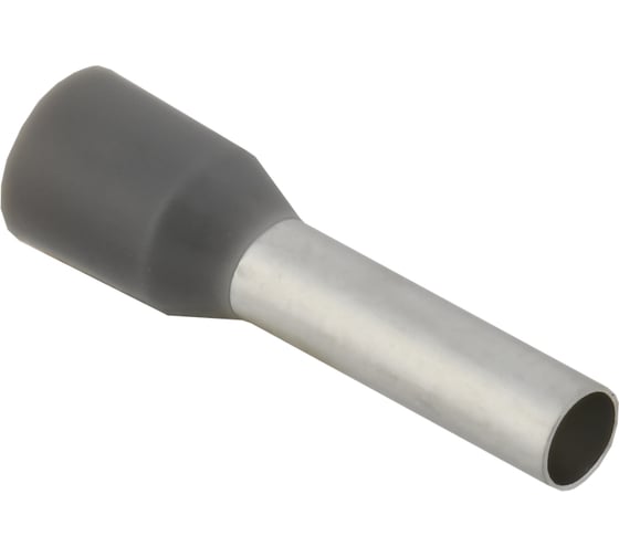 Изображение товара Наконечник IEK НШВИ 4,0-12, серый, 100 штук/упаковка UGN11-004-012-100