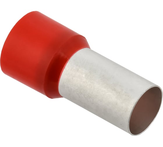 Изображение товара Наконечник IEK НШВИ 95-25, темно-красный, 15 штук/упаковка UGN11-095-025-015