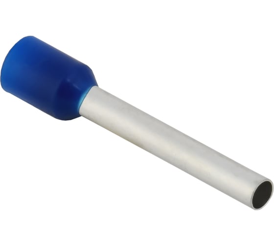 Изображение товара Наконечник IEK НШВИ 2,5-18, темно-синий, 100 штук/упаковка UGN11-D25-018-100