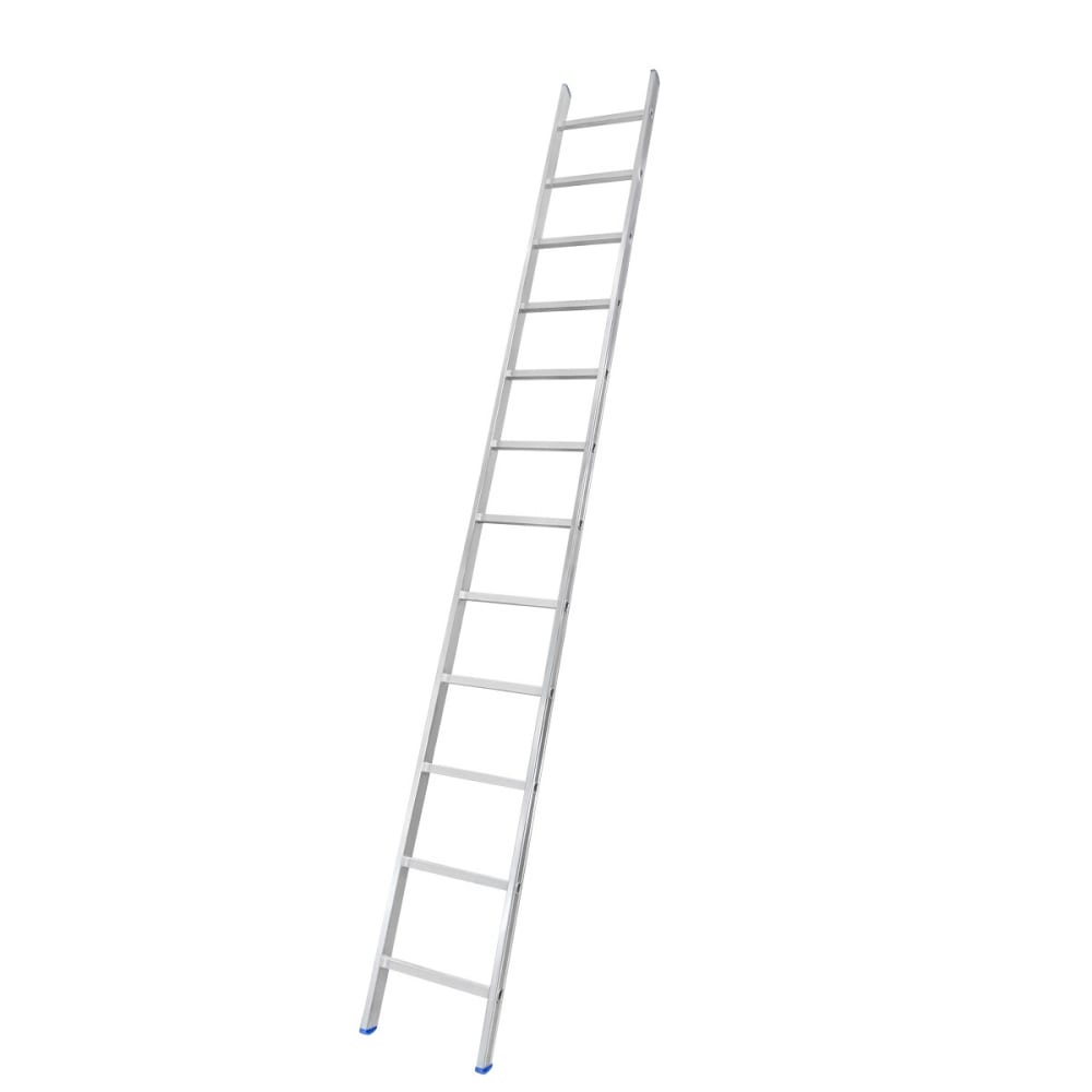 Односекционная алюминиевая лестница LadderBel стремянка алюминиевая ladderbel str al 8 8 ступеней максимальная нагрузка 150 кг
