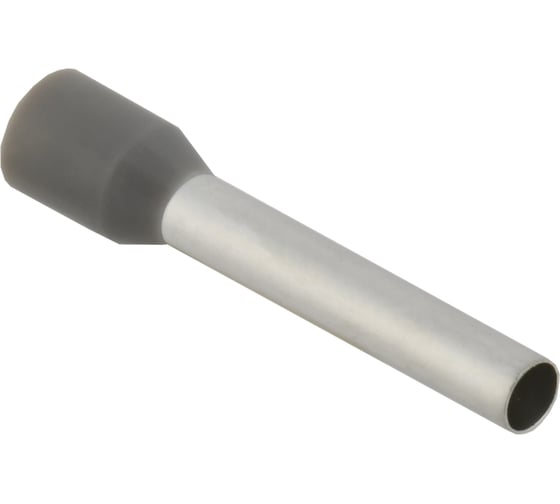 Изображение товара Наконечник IEK НШВИ 4,0-18, серый, 100 штук/упаковка UGN11-004-018-100