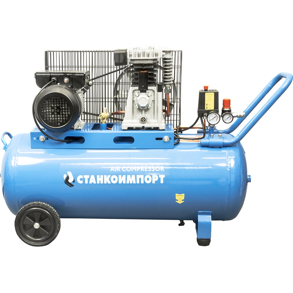 Изображение товара Компрессор поршневой Станкоимпорт ACH39012 220 В 100 л 390 л/мин профессиональный