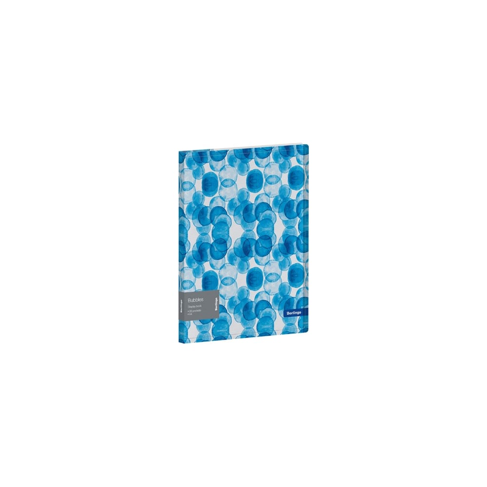 Изображение товара Папка BERLINGO Bubbles с 20 вкладышами 600 мкм A4 Разноцветная