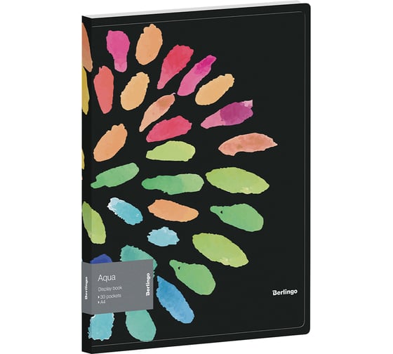 Изображение товара Папка BERLINGO Aqua с 30 вкладышами, 17 мм, 600 мкм, с внутренним карманом, с рисунком DB4_30011