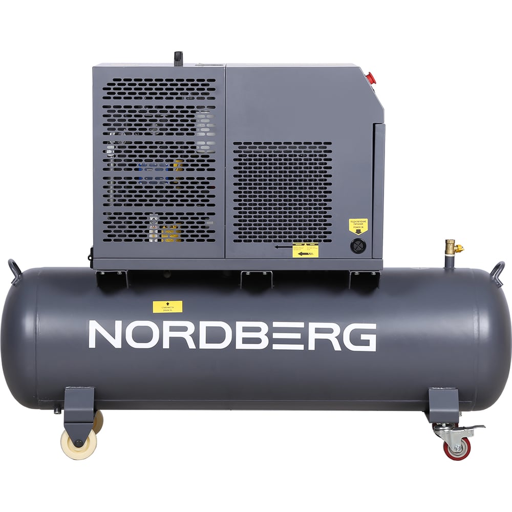 Изображение товара Компрессор винтовой NORDBERG 4 кВт 10 бар 450 лмин ресивер 180 л