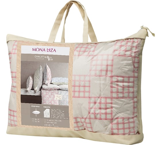 Изображение товара Одеяло Mona Liza SL Chalet Climat Control 1.5 спальное тик серый/олива 539937/2