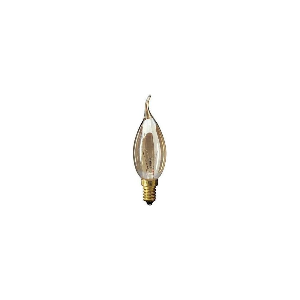 Изображение товара Лампа FL-LED DECOR С35 FLAME GL 60W E14 230V FOTON_LIGHTING - свеча на ветру золотая 606044