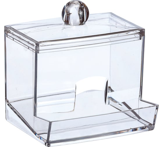 Изображение товара Контейнер для ватных палочек IDEA прозрачный М 1603