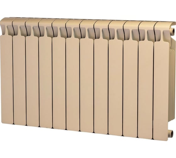 Изображение товара Биметаллический радиатор RIFAR MONOLIT 500 Айвори 12 секц. бок. R-MN-500-12-IV