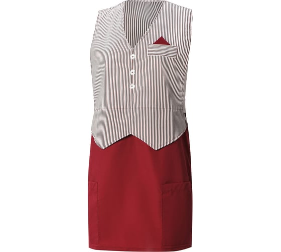 Изображение товара Фартук-халат СОЮЗСПЕЦОДЕЖДА Элегант бордо, р. 48-50 2200000064981