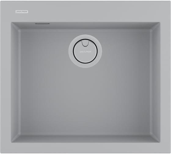 Изображение товара Мойка Paulmark DECORATION 56, ACRYSTONE, URBAN GREY, 560x500 мм, PM935650-UGR