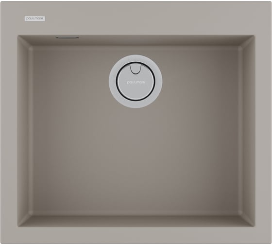 Изображение товара Мойка Paulmark DECORATION 56, ACRYSTONE, ARGAN, 560x500 мм, PM935650-AR