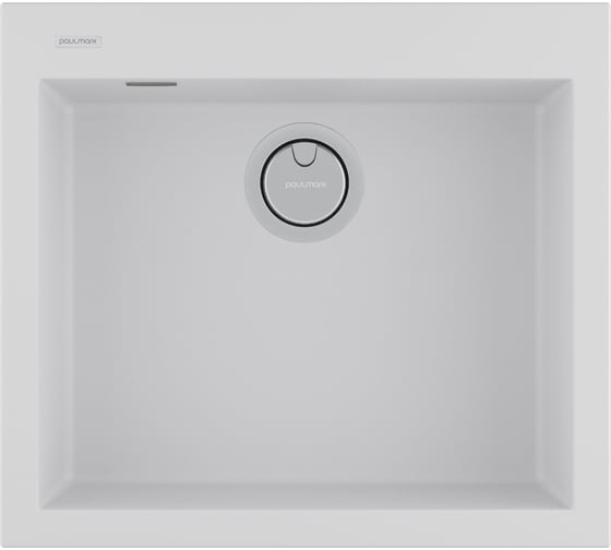 Изображение товара Мойка Paulmark DECORATION 56, ACRYSTONE, WHITE, 560x500 мм, PM935650-WH