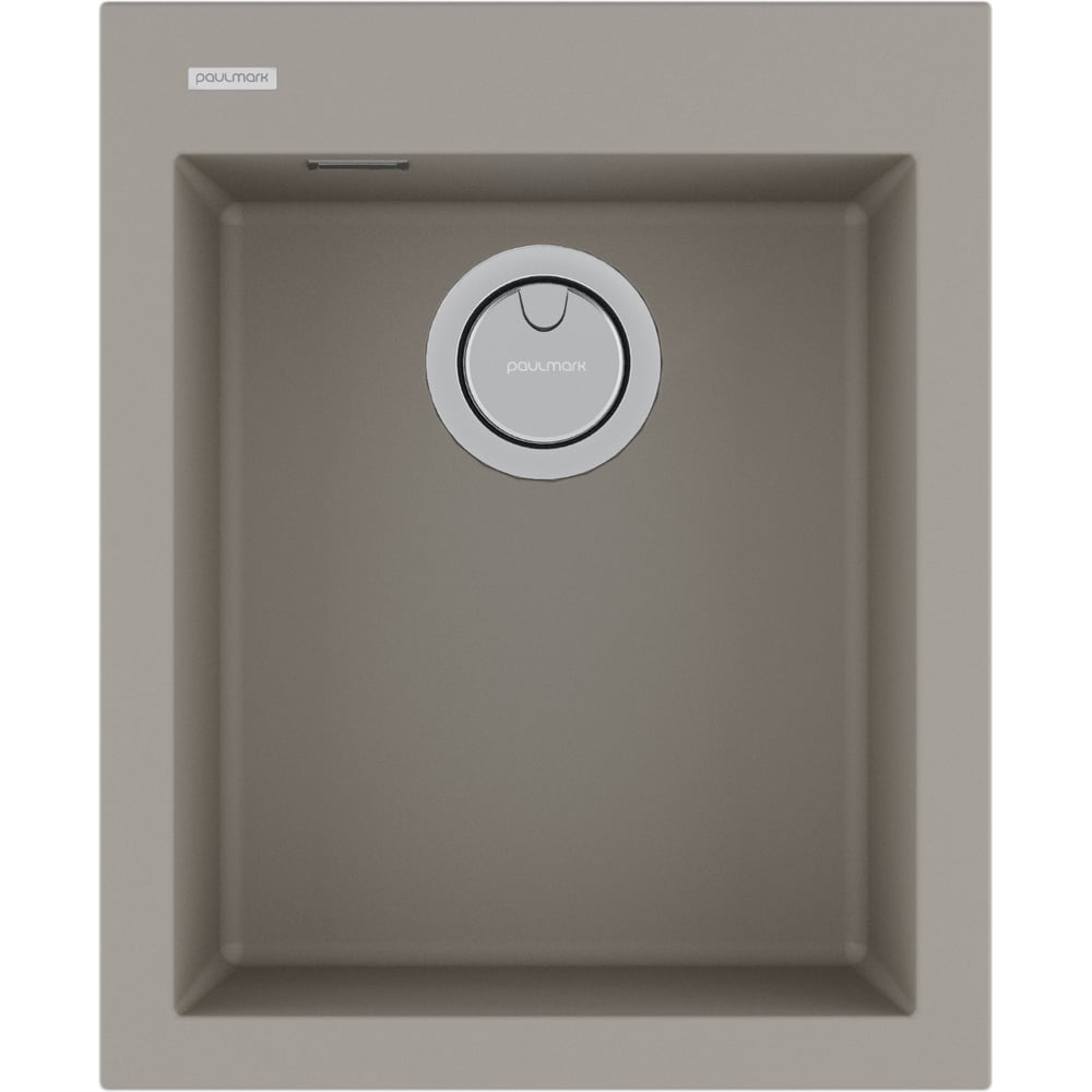 Изображение товара Мойка кухонная Paulmark DECORATION 41 ACRYSTONE ARGAN врезная с сифоном