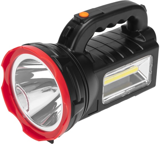 Изображение товара Аккумуляторный фонарь-прожектор с боковым светом REXANT индикатор зарядки, 5000 mAh 75-707