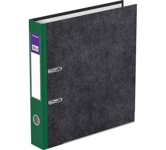 Изображение товара Папка-регистратор BERLINGO Standard 50 мм, мрамор, с карманом на корешке, нижний металлический кант ATm_50504