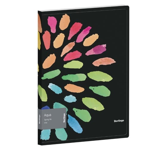 Изображение товара Папка BERLINGO Aqua с пружинным скоросшивателем, 17 мм, 600 мкм, с внутренним карманом, с рисунком FS4_17011