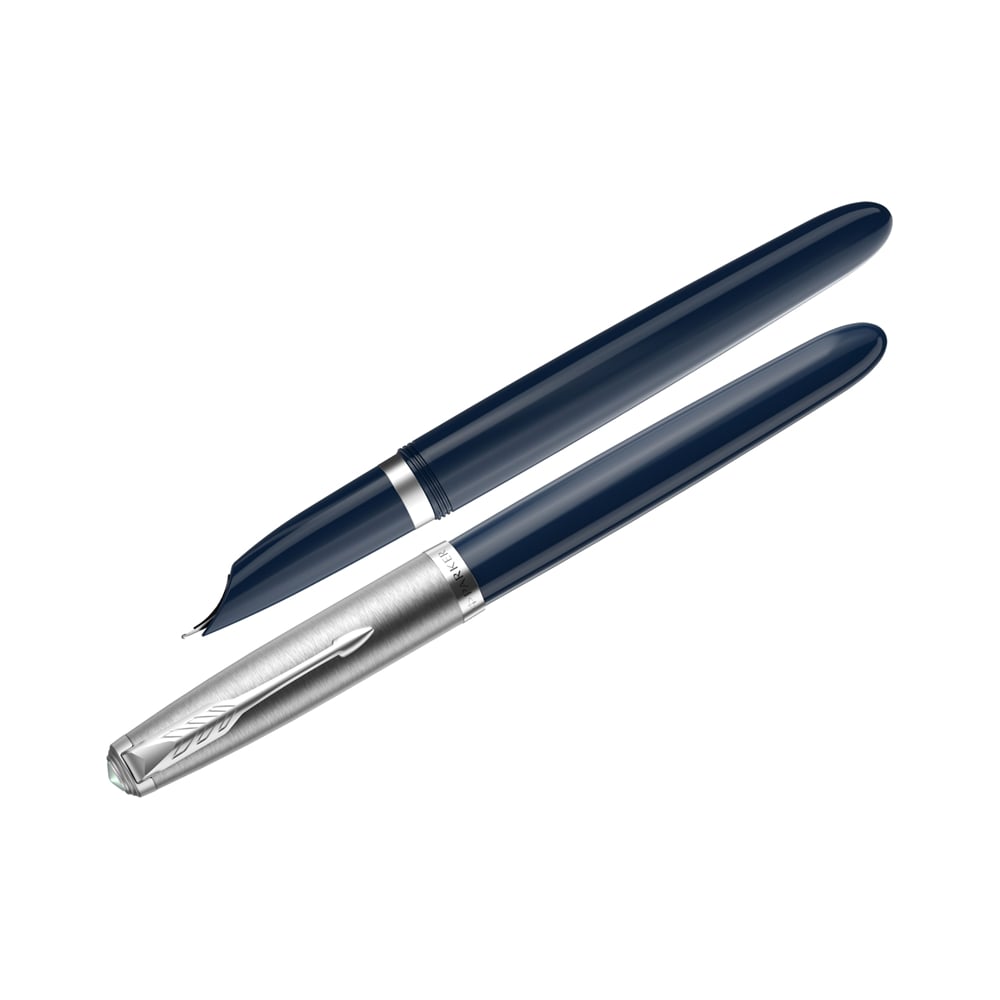Изображение товара Перьевая ручка Parker 51 Midnight Blue CT черная 0.8 мм подарочная упаковка