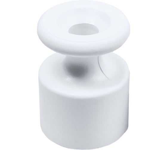 Изображение товара Изолятор Electraline Пластиковый 10 штук в упаковке белый R1-551-21-10