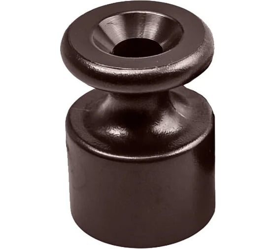 Изображение товара Изолятор Electraline Пластиковый 10 штук в упаковке Коричневый R1-551-22-10