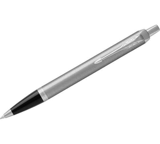 Изображение товара Шариковая ручка Parker IM Essential Stainless Steel CT синяя, 1.0 мм, кнопочный 2143631