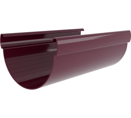 Изображение товара Желоб Grand Line Дизайн 135 ПВХ GL 3м бордо RAL 3005 422316