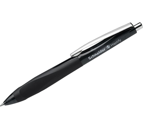 Изображение товара Автоматическая шариковая ручка Schneider Haptify черная, 1.0 мм, грип 135301