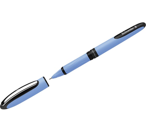 Изображение товара Одноразовая ручка-роллер Schneider One Hybrid N черная, 0.7 мм, игольчатый пишущий узел 183501