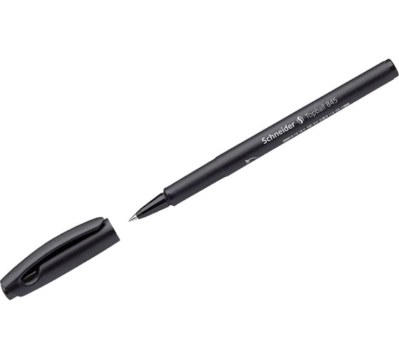 Изображение товара Одноразовая ручка-роллер Schneider TopBall 845 черная, 0.5 мм 10 шт. 184501