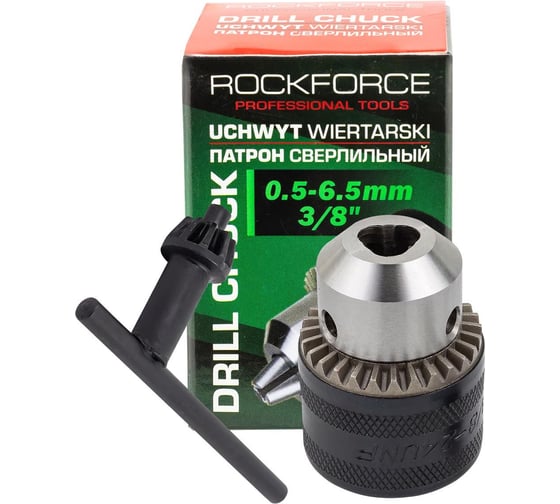 Изображение товара Патрон цанговый для дрели Rockforce 0.6-6мм, 3/8" RF-G00529(61426)
