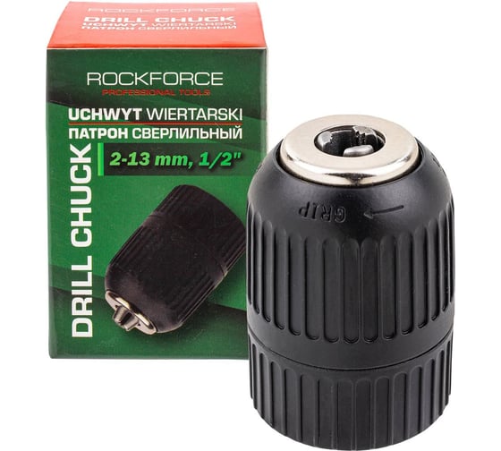 Изображение товара Патрон цанговый для дрели Rockforce 2-13мм, 1/2" RF-G00510(61432)